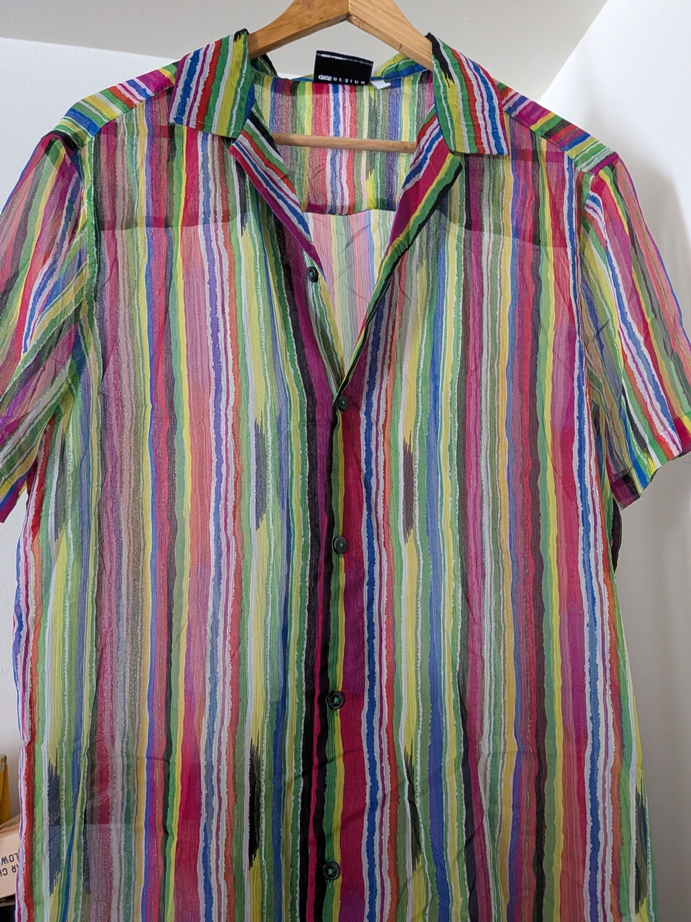 Four ASOS Brand Sheer Button Up Shirt Bundle - Picture 5 of 13
